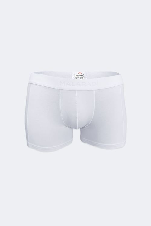 Malabadi Erkek Beyaz Modal Kısa Boxer 022