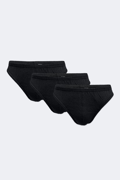 Malabadi Erkek Siyah 3 lü Modal Düşük Bel Slip Külot 044