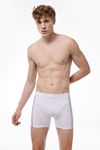 Malabadi Erkek Beyaz Biyeli Modal Boxer 017