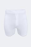 Malabadi Erkek Beyaz Düğmeli Uzun Likralı Modal Boxer 028