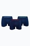 Malabadi Erkek Lacivert Desenli 3 lü Premium Collection Modal Boxer 3M252