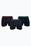 Malabadi Erkek Siyah Desenli 3 lü Premium Collection Modal Boxer 3M252