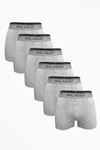 Malabadi Erkek Gri 6 lı Premium Collection Modal Boxer 6M252