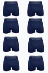 Malabadi Erkek Lacivert 8 li Premium Collection Modal Boxer 8M252